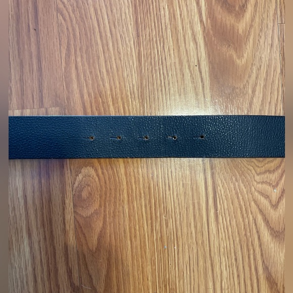 Vintage M+FG Leather Belt with Hexagonal Buckle - Picture 2 of 6